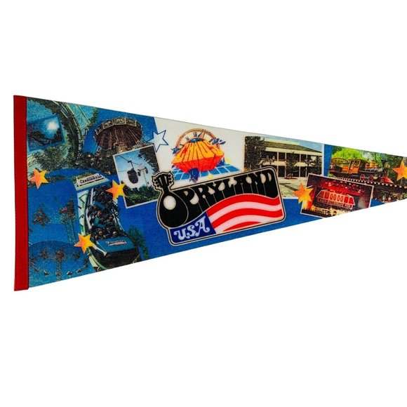 Vintage Opryland USA Amusement Park Pennant Nashville TN - Picture 2 of 9